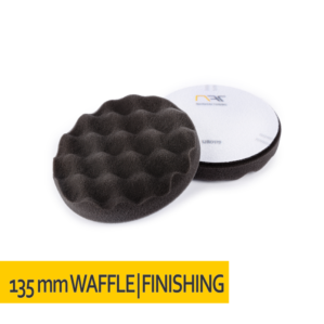 NAT Czarna Karbowana Miękka Gąbka polerska 135mm