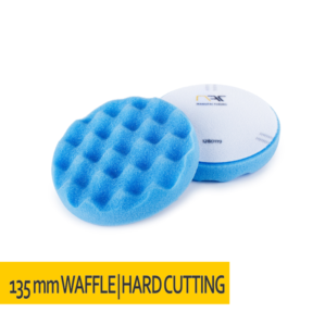 NAT Niebieska Karbowana Twarda Gąbka polerska 135mm