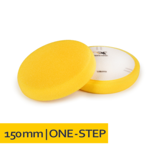 NAT Żółta Średnia gąbka polerska 150mm