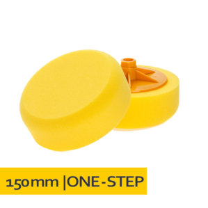 NAT Żółta M14 - średnio twarda gąbka polerska