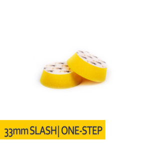 NAT Gąbka polerska mini SLASH 33mm żółta