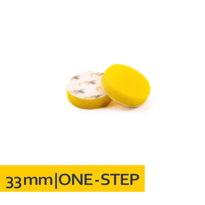 NAT Żółta Średnia gąbka polerska 33mm