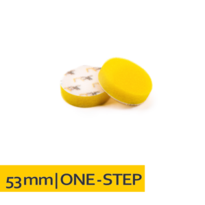 NAT Żółta Średnia gąbka polerska 53mm