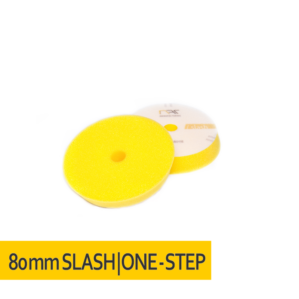 NAT Slash DA Żółta Średnia gąbka polerska 80mm