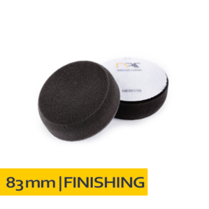 NAT Czarna 83mm - miękka gąbka polerska na rzep 25mm