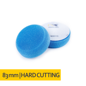 NAT Niebieska 83mm - twarda gąbka polerska na rzep 25mm