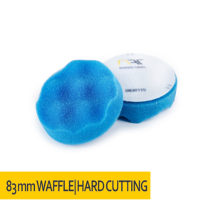 NAT Niebieska Twarda Karbowana gąbka polerska 83mm