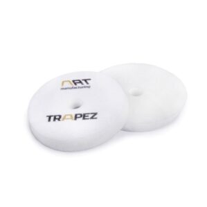 NAT TRAPEZ Biała Gąbka Polerska DA 135mm - twardy pad polerski