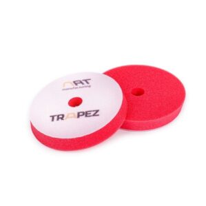 NAT TRAPEZ Czerwona Gąbka Polerska DA 135mm - miękki pad wykończeniowy
