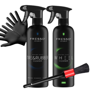Fresso Zestaw do czyszczenia felg i opon + pędzelek detailingowy