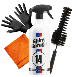 Shiny Garage zestaw Monster Wheel Cleaner + 500ml + szczotka do felg Vikan (525052)