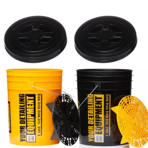 WORK STUFF Komplet wiader z przykrywkami + separatory