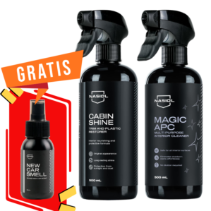 NASIOL Zestaw do Wnętrza Magic APC + CabinShine + Zapach GRATIS