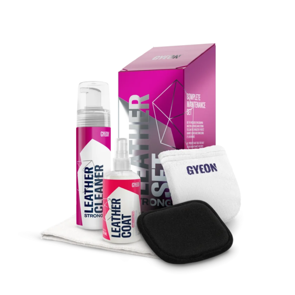 GYEON Q2M Leather Set STRONG - Zestaw do Czyszczenia Skór STRONG Pomysł Na Prezent