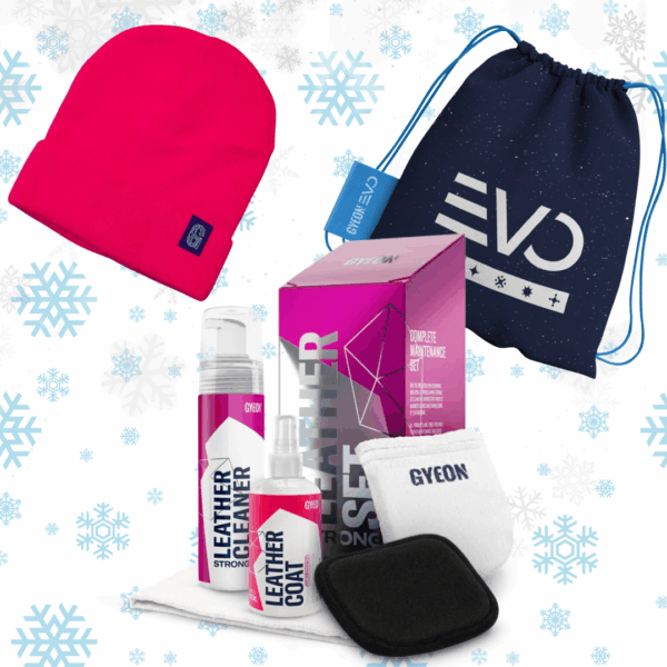 GYEON Q²M Leather Set STRONG - Zestaw do Czyszczenia Skór STRONG Pomysł Na Prezent