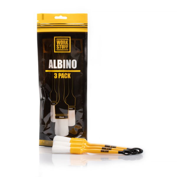 WORK STUFF Detailing Brush ALBINO 3-Pack - Zestaw pędzelków detailingowych