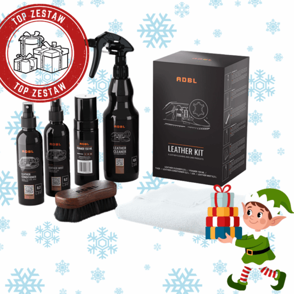 ADBL Leather KIT – Zestaw do Czyszczenia i Pielęgnacji Skóry Pomysł Na Prezent