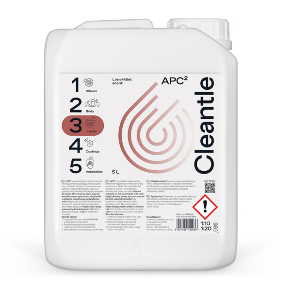 Cleantle APC2 5l - uniwersalny, skoncentrowany środek czyszczący