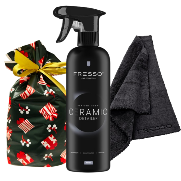 Fresso zestaw Ceramic Quick Detailer 500ml + mikrofibra Fresso Aurora Ultra Soft POMYSŁ NA PREZENT