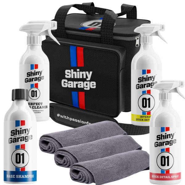 Shiny Garage Detailing Bag – torba na kosmetyki + zestaw kosmetyków