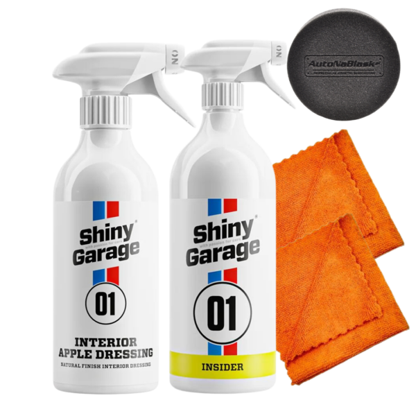 Shiny Garage Zestaw do czyszczenia i pielęgnacji kokpitu - satyna