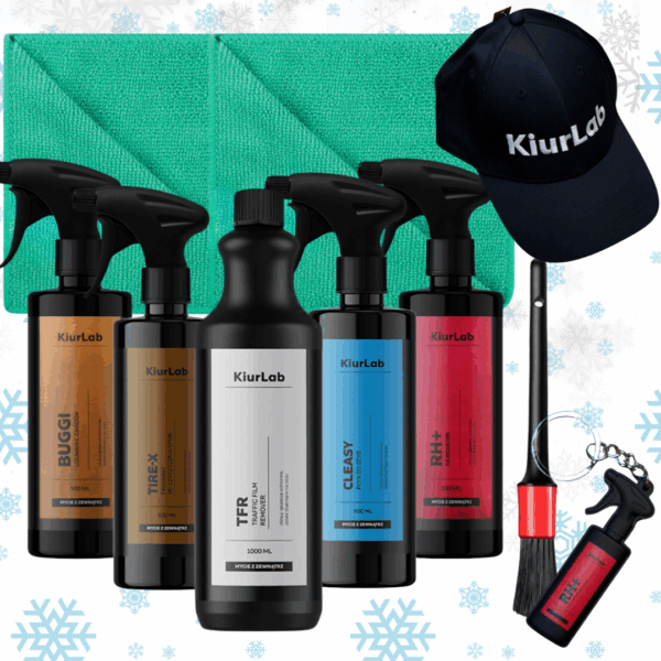 KiurLab Zestaw Startowy Pomysł Na Prezent – Kompleksowa Pielęgnacja Auta dla Każdego