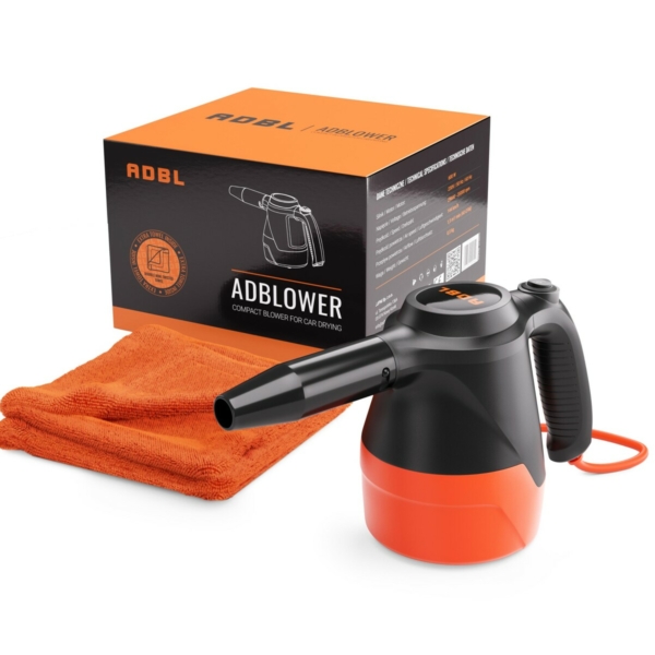 ADBL ADBLOWER - profesjonalna dmuchawa do osuszania auta 600 W + ADBL Wet Coat 200ml GRATIS Pomysł Na Prezent